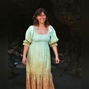 Katie Diamond Wolff fields and stars limen maxi dress